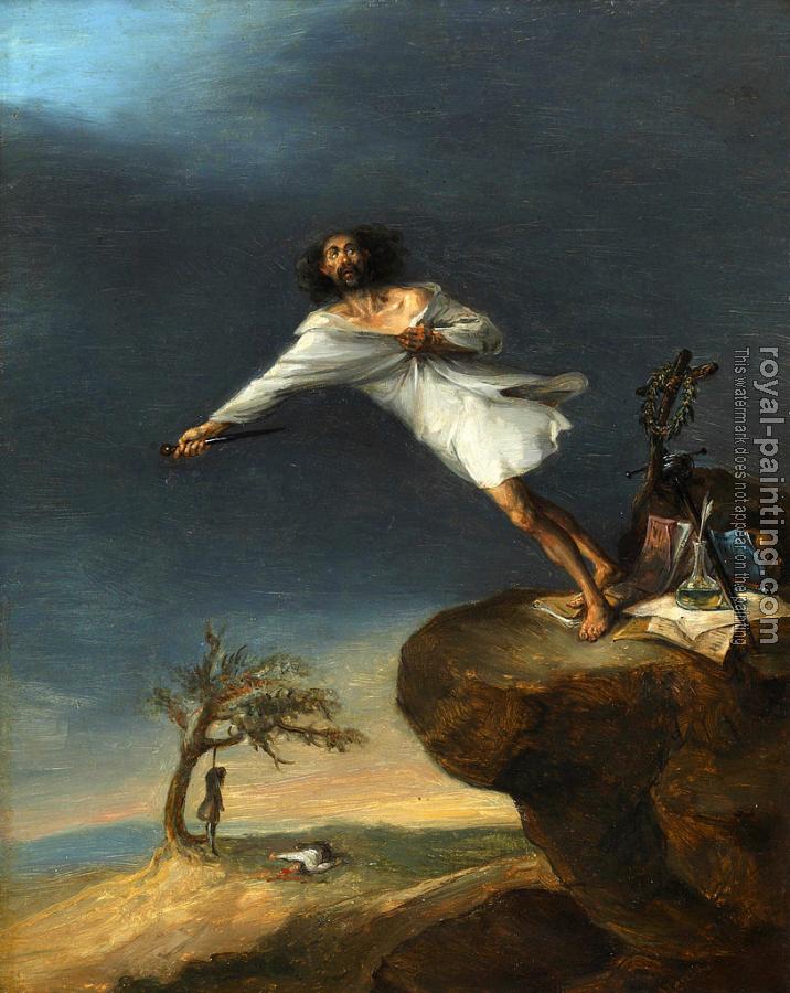 Leonardo Alenza : Satire of the romantic suicide Leonardo Alenza : Satire of the romantic suicide